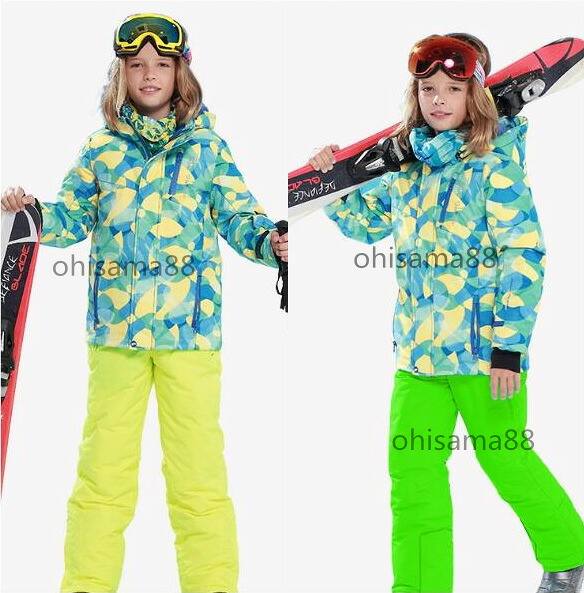 【送料無料】スキーウェア 子供 雪遊び キッズ スノーボードウェア スキー ウェア 上下セット 子供スノーウエア 2点セット ジャケット パンツ スノーウェア 男の子 女の子 キッズスキーウェア スノボ 雪服 子供服 暖かい ジュニア 防水 ボードウェア スノボウェア