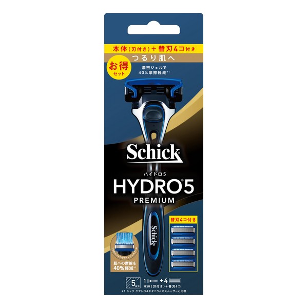 送料無料 新品未使用 Schick シック ハイドロ5 HYDRO5 プレミアム 5枚