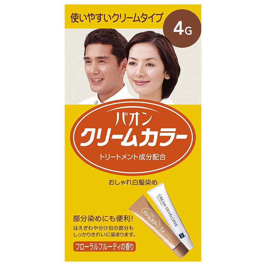 79%OFF!】 パオン 自然な栗色 クリームカラー 4-G ヘアケア・スタイリング