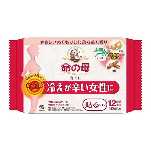 小林製薬》 命の母カイロ 貼るタイプ 10個入×24