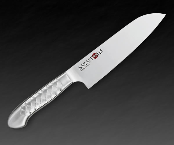 楽天市場】堺刀司 三徳包丁 ステンレスハンドル 170mm 包丁 三徳包丁