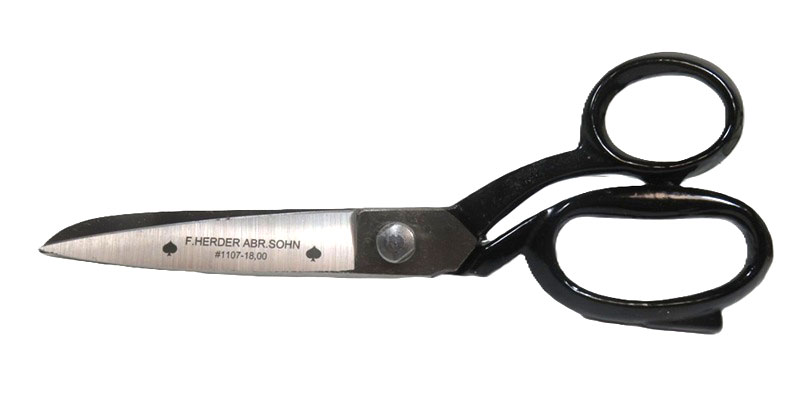 F.ハーダー（独）テーラーシザー 裁ちはさみ 18cm ドイツ製強力厚地切鋏