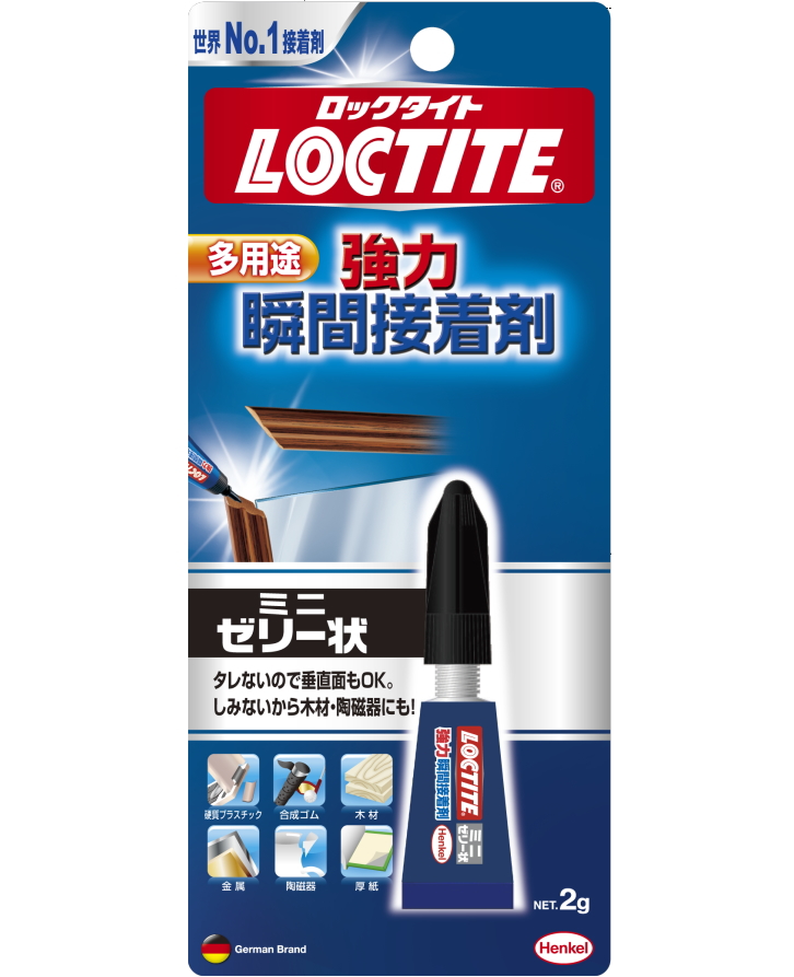 楽天市場】ロックタイト(LOCTITE) 強力瞬間接着剤 ガラス用 3g LCR-003 : おひとつ便