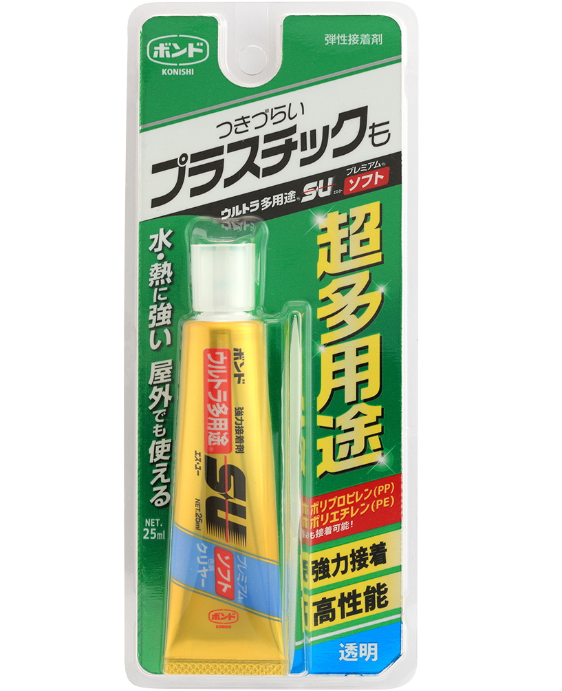 楽天市場】コニシ ボンド ウルトラ多用途ＳＵ クリヤー １０ｍｌ