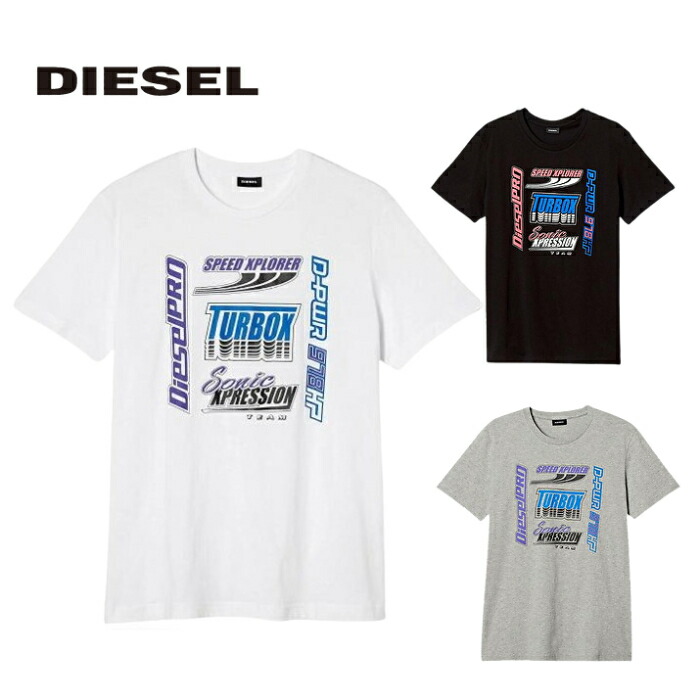 楽天市場】あす楽 DIESEL ディーゼル 半袖 Tシャツ ブラック T