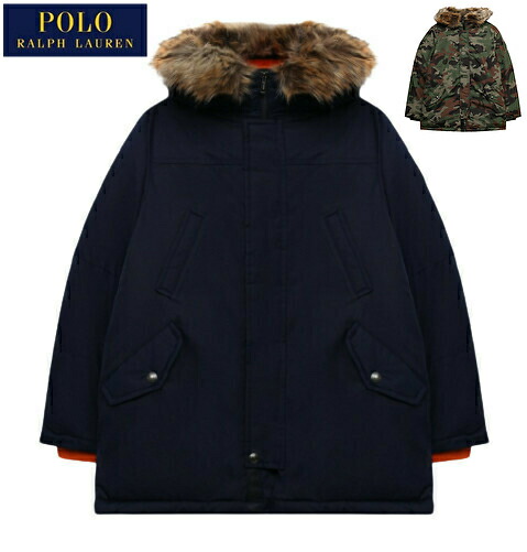 楽天市場】ポロ ラルフローレン メンズ ファー付きフード N-2B型