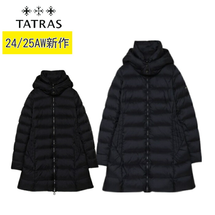 タトラス TATRAS ポリテアマ ダウン コート ジャケット ブラック M TATRAS タトラス ダウンコート レディース POLITEAMA
