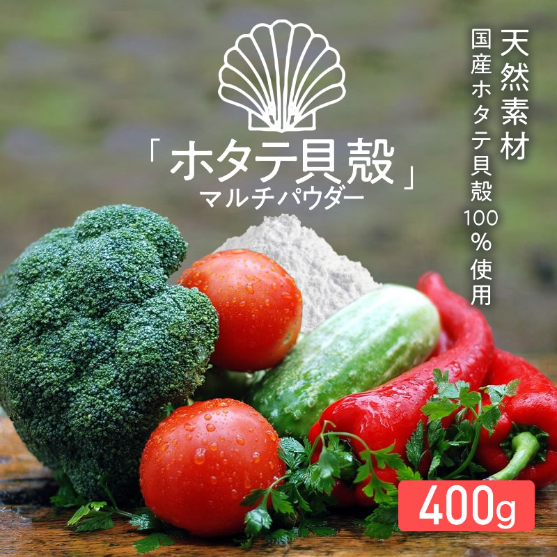ホタテの力 ホタテパウダー 400g 野菜洗い用 袋入り ホタテ貝殻の焼成パウダー ホタテ貝のマルチパウダー 洗濯物の除菌 消臭 ホタテの貝殻 洗濯槽クリーナー 洗たく槽クリーナー ほたて 貝殻焼成パウダー ホタテ貝殻焼成パウダー ほたて【送料無料】