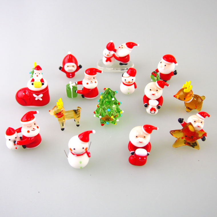楽天市場 在庫処分お買い得 ガラスミニクリスマスキャラクターセット クリスマスインテリア クリスマス雑貨 クリスマス専門店 Kobe Craft