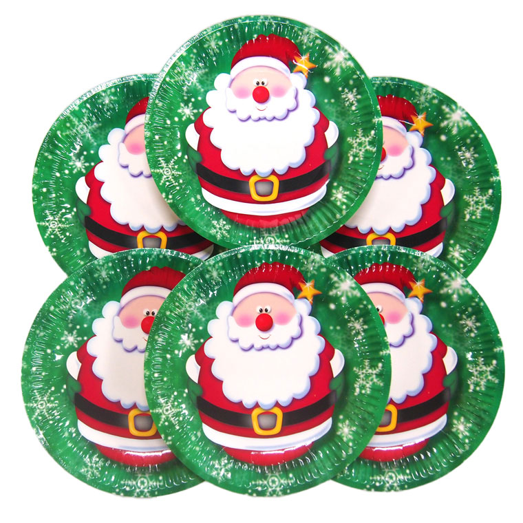 クリスマスプレート 8枚セット S360-98__01.jpg