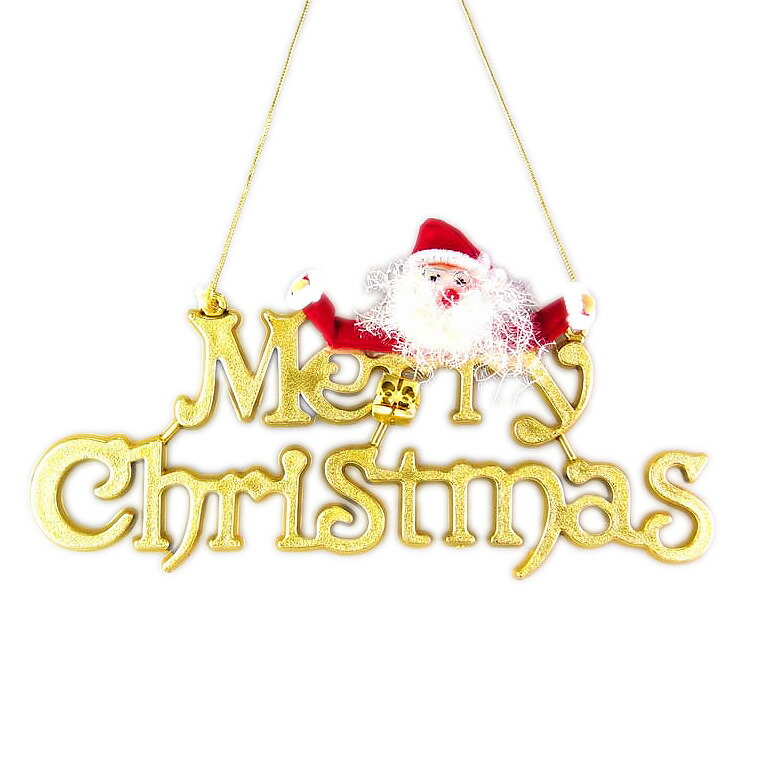 楽天市場】メリークリスマス 文字タイトル ゴールド 1個MerryChristmas