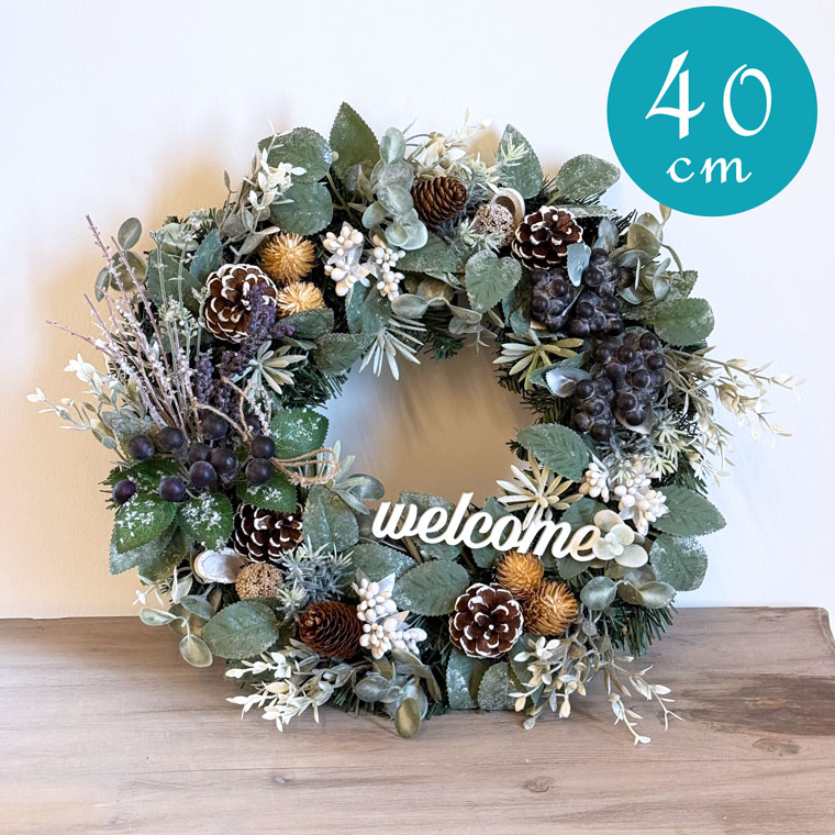 ✴︎クリスマススワッグ✴︎クリスマスリース　フラワーリース　造花 クリスマスリース