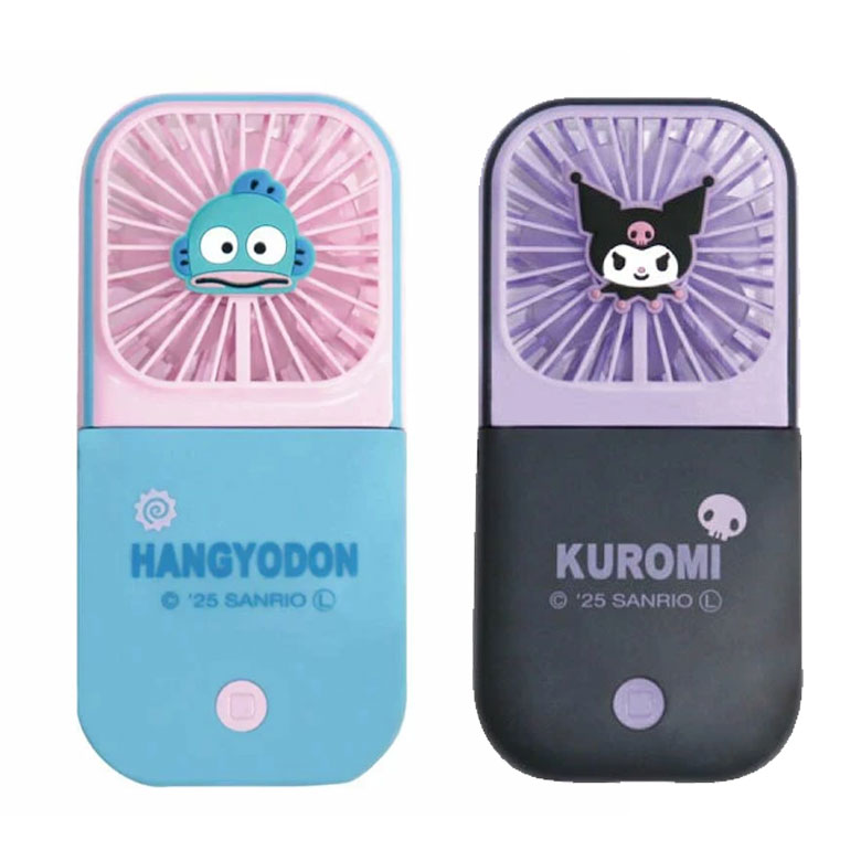 サンリオ ハンディファン ミニ 5way ハローキティ マイメロディ クロミ シナモロール ポムポムプリン ハンギョドン 扇風機 首掛け 卓上 折りたたみ式 USB充電式 首掛け 小型 軽量 大風量 キャラクター 猛暑対策 夏対策 持ち運び 子供 かわいい 軽量 ネックストラップ画像