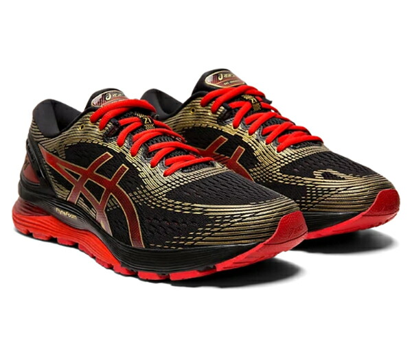 red asics shoes mens