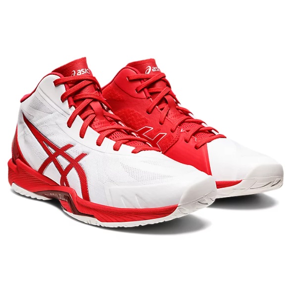 新作人気 アシックス asics V-SWIFT FF MT 3 ユニセックス バレーボールシューズ 1053A044-101 ホワイト  クラシックレッド fucoa.cl