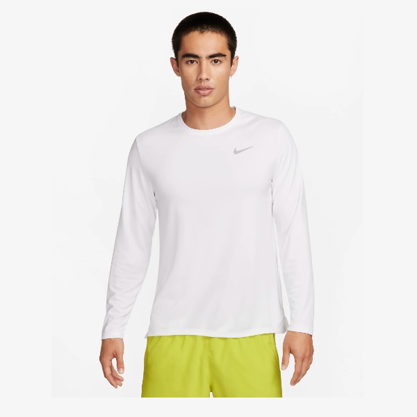 【楽天市場】ナイキ Nike DF UV マイラー L/S トップ ランニングシャツ FB7071-100(ホワイト/(リフレクトシルバー