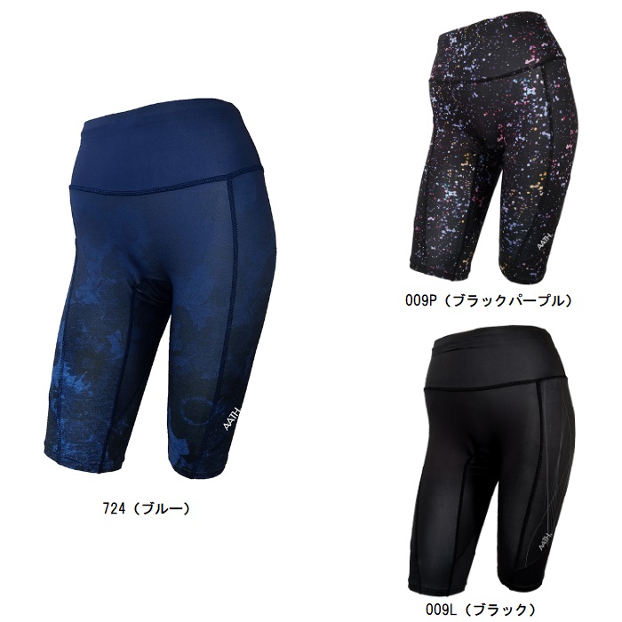 オンヨネ onyone SANITARY HALF-TIGHTS[PRINT]　サニタリーハーフタイツ［プリント］ レディースフィットネスパンツ AAP85FP2｜オオミヤスポーツ　店