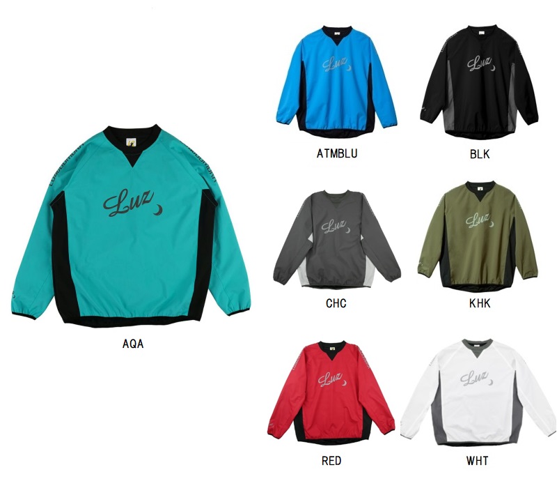 ルースイソンブラ LUZ e SOMBRA STRETCH TAFTA MESH PULLOVER TOP サッカートレーニングウェア F2011107