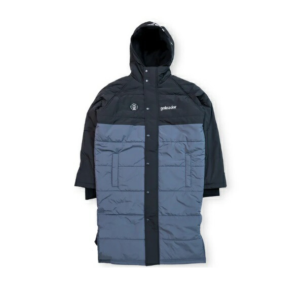goleador ゴレアドール ベンチコート goleador ゴレアドール G-2520 中綿バイカラー ロングベンチ