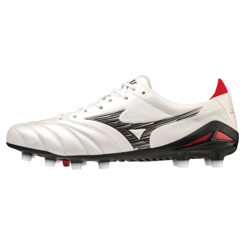 ミズノ MIZUNO モレリアネオIV JAPAN[ユニ一発やる] 蹴球スパイク P1GA2330-09(スーパーホワイトパール×黒いこと) サッカー・フットサル-シューズ・スパイク