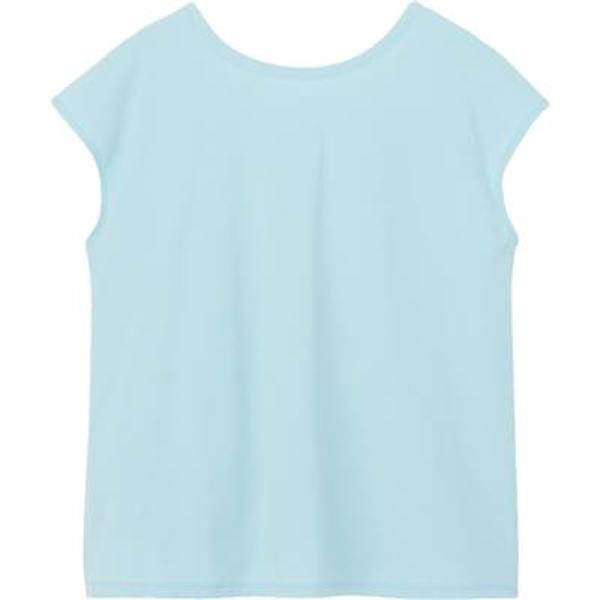 ダンスキン DANSKIN BC OPEN FRENCH TEE レディースシャツ DC724116-MI(ミルキーブルー)