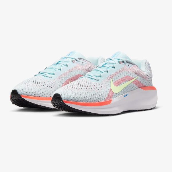 ナイキ Nike エア湖 ウィンフロー11 駈けっくらシューズ FJ9509-402(グレイシャーブルー/ブライトクリムゾン/セイル/ベアリーボルト)