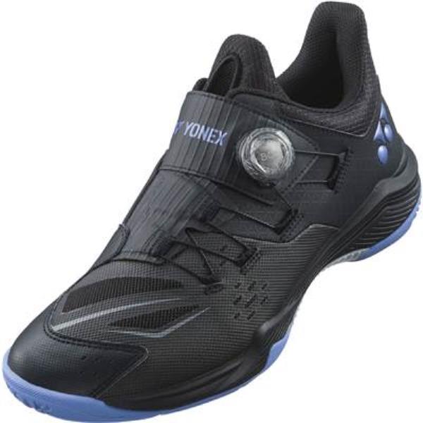 ヨネックス YONEX パワークッション88ダイヤル バドミントンシューズ SHB88D3-537(ブラック/パープル)|オオミヤスポーツ 店