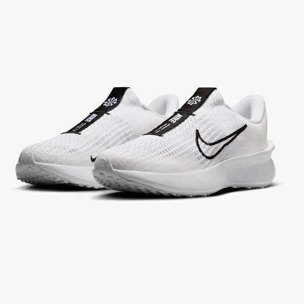 ナイキ Nike インタラクト 幽客 イージーオン 駈けっくらシューズ FV5590-100(白いこと/白いこと/黒いこと)