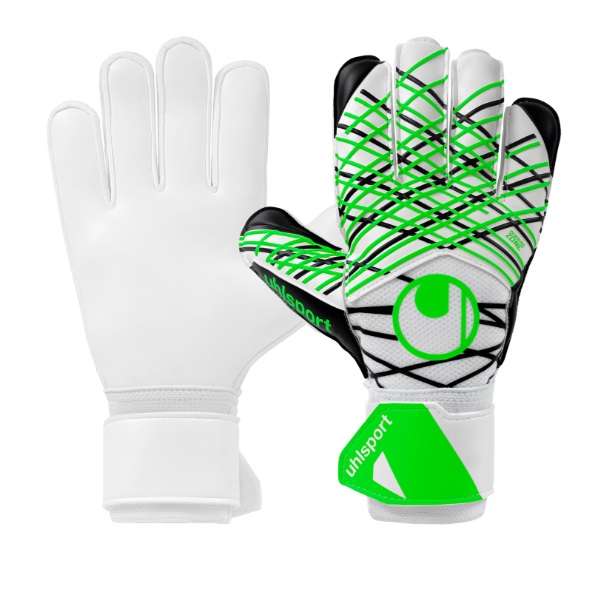 ウールシュポルト uhlsport ソフト アドバンスド キーパーグローブ 1011369-01(ホワイト×ブラック×フローグリーン)
