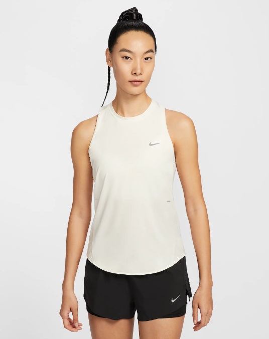 Nike 陸上用タンクトップ レインボウ色 NIKE AS W NSW ESSNTL RIB CRP TANK VAPOR GREEN/SAIL （ナイキ