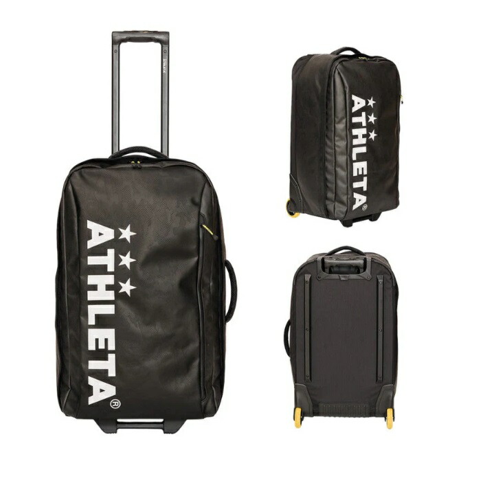 ATHLETA キャリーバック　コロコロ　黒　新品未使用 ATHLETA アスレタ ソフトキャリーバッグ小(ブラック) 05226 BLK