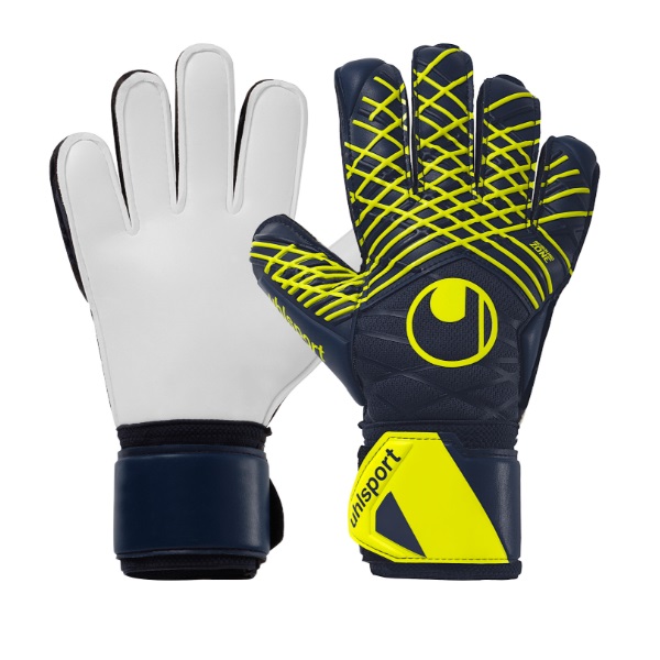 ウールシュポルト uhlsport プレディクション スーパーソフト キーパーグローブ 1011335-01(ネイビー×フローイエロー)