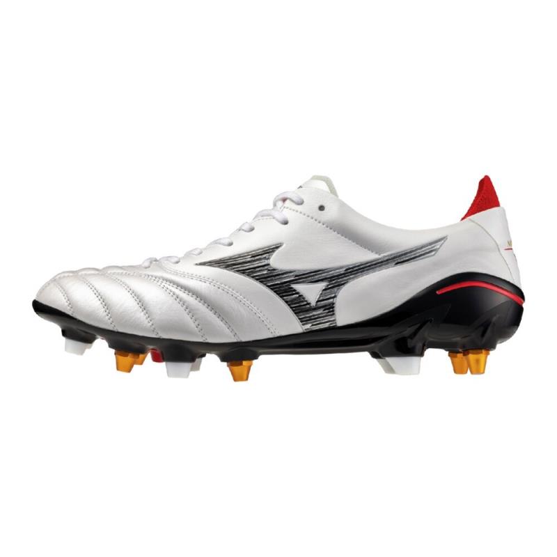 ミズノ MIZUNO モレリアネオIV JAPAN MIX 取替式 蹴球スパイク P1GC2530-09(スーパーホワイトパール×黒いこと) シューズ・スパイク-スポーツ・アウトドア-メンズシューズ