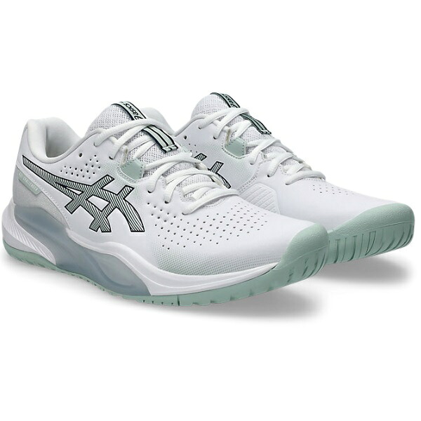 アシックス asics GEL-CHALLENGER 15 庭球シューズ 1043A024-100(White/Lichen Rock)