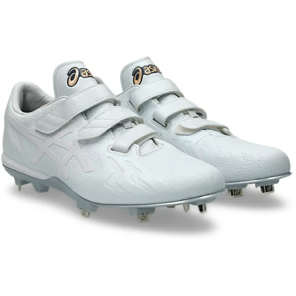 アシックス asics GOLDSTAGE I-PRO FORCESPEED MG 野球スパイク 1121A075-110(ホワイト/ホワイト)