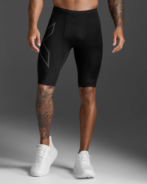 2XU ツータイムズユー MCSランコンプショーツ インナータイツ MA5331B-BLKBRF(Black/Black Reflective)