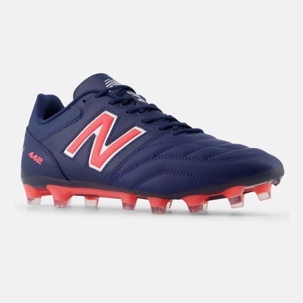 ニューバランス New Balance 442 TEAM HG V2(442チームHG V2) サッカースパイク MS42HMP22E(ネイビー/レッド)