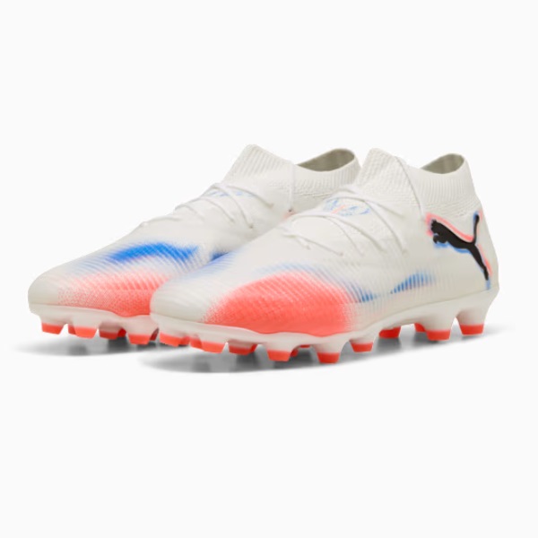 プーマ PUMA フューチャー 8 プロ HG/AG サッカースパイク 10859101(プーマホワイト/プーマブラック/グローウィンレッド)
