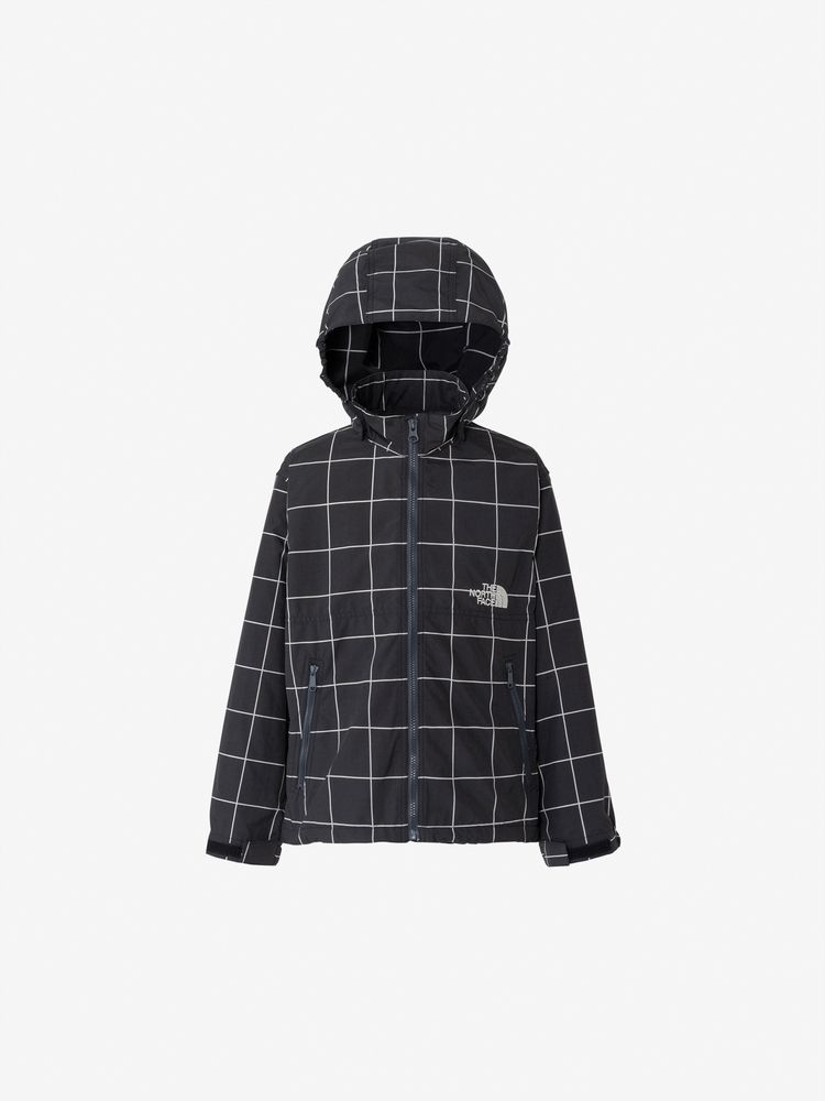 ザ・ノース・フェイス THE NORTH FACE ノベルティコンパクトジャケット（キッズ） 御坊っちゃん上衣 NPJ72512-WG(ウィンドウペイングレイ) ウェア-アウトドア