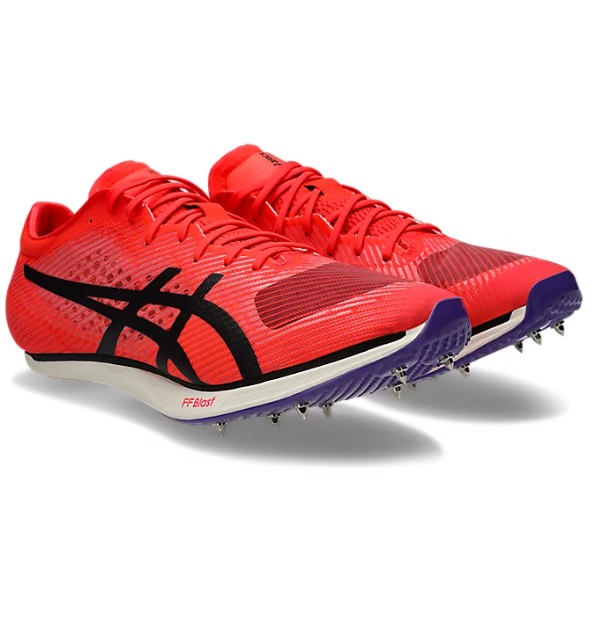 アシックス asics SONICSPRINT ELITE 3 (ソニックスプリント エリート 3) 陸上スパイク【100m～ 400m】 1093A219-600(Flash Red/Black)