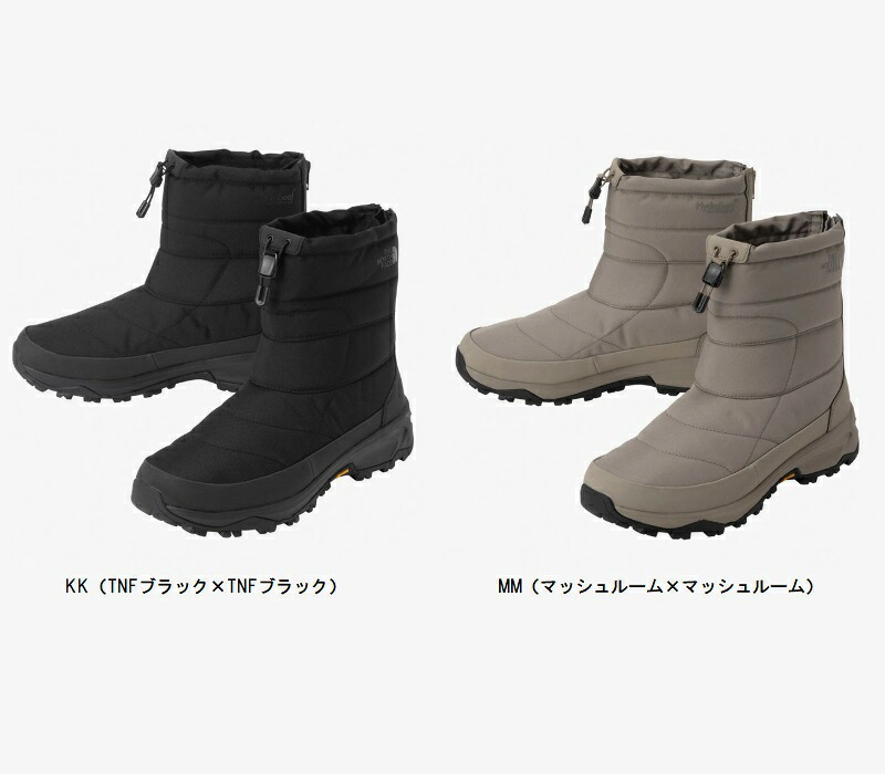 ザ・ノース・フェイス THE NORTH FACE ヌプシ ブーティ ウォータープルーフ バックジップ（ユニセックス） ウインターブーツ NF52577