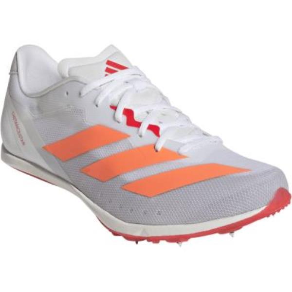 アディダス adidas Distancestar 陸上スパイク JQ0627(フットウェアホワイト/ルシッドオレンジ/ルシッドレッド)