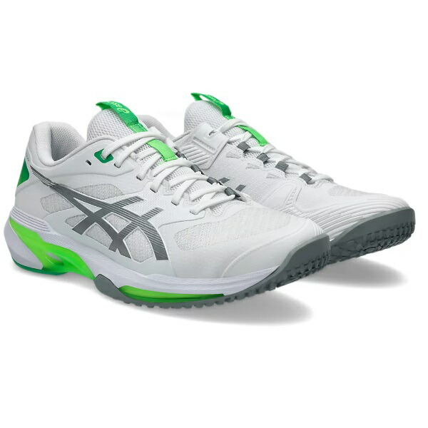 アシックス asics SOLUTION SPEED FF 4 OC 庭球シューズ（オムニ・クレーコート用） 1041A534-103(White/Gravel)