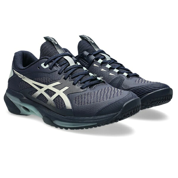 アシックス asics SOLUTION SPEED FF 4 OC 庭球シューズ（オムニ・クレーコート用） 1041A534-400(Midnight/Ivory)