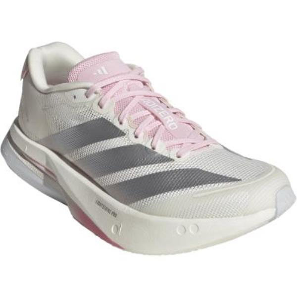 アディダス adidas ADIZERO BOSTON 13 W（アディゼロ BOSTON 13 W） レディースランニングシューズ JQ9667(コアホワイト/シルバーメタリック)