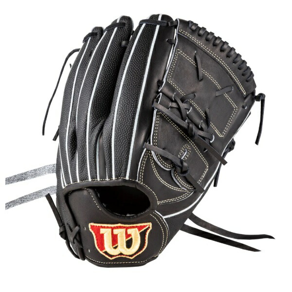 ウィルソン WILSON 硬式用 Wilson Staff DUAL 投手用 SA17型 硬式グローブ WBW104314-BLKSS(ブラックSS)