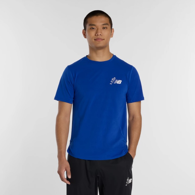 ニューバランス New Balance 大谷翔平シグネチャーパフォーマンス半袖トップ 野球シャツ MT614587-TRY(チームロイヤル)