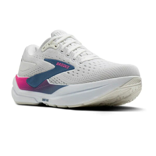 ブルックス BROOKS Ghost MAX 3 (ゴーストMAX3 ホワイト/ピンク) レディースランニングシューズ BRW4572-WXP(ホワイト/ピンク)
