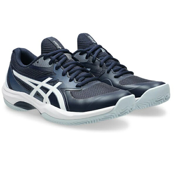 アシックス asics GAME FF CLAY/OC（オムニ・クレー） レディーステニスシューズ 1042A282-400(Midnight/White)｜オオミヤスポーツ　店