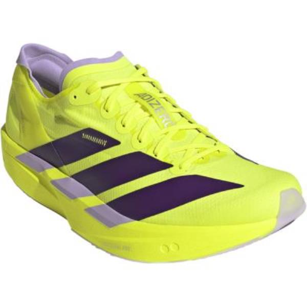 アディダス adidas ADIZERO TAKUMI SEN 11(アディゼロ TAKUMI SEN 11) ランニングシューズ JQ0781(ソーラーイエロー/オーロラプラム/パウダープラム)|オオミヤスポーツ 店